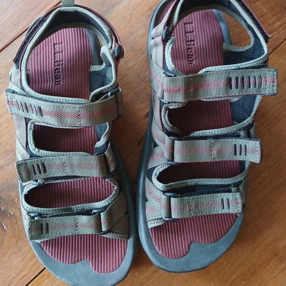 LL Bean Men's Monhegan VERTIGRIP Soles Rugged All Terrain Hiking Sandals Sz 10 - Picture 1 of 10